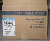 exam table paper